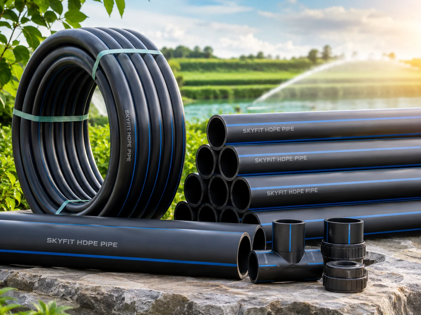 SKYFIT HDPE and MDPE pipes